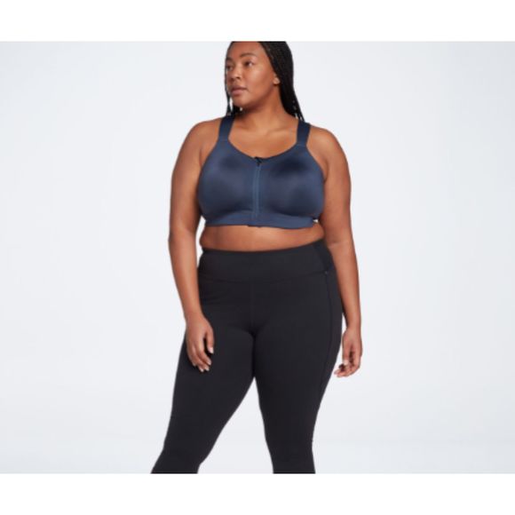 CALIA by Carrie Underwood Other - Calia By Carrie Underwood Go All Out Zip Front Sports Bra Size 36D Ardosia Slate